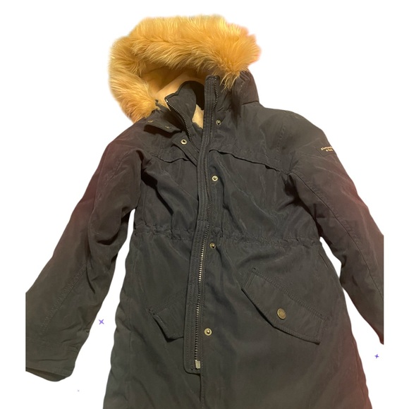 Abercrombie Kids Blue and Pink Puffer Jacket with Hood - Picture 6 of 15